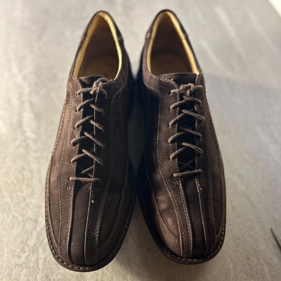 Johnston & Murphy SZ9 Brown Suede Leather Oxford Shoe Retro Office Sturdy Staple main image 5
